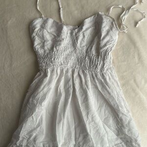 Wild Fable White Textured Dress